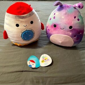 Squishmallow bundle Rudy the rocket & Daxxon the alien